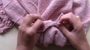 Обработка горловины крючком. Обработка края изделия. Очень красиво!