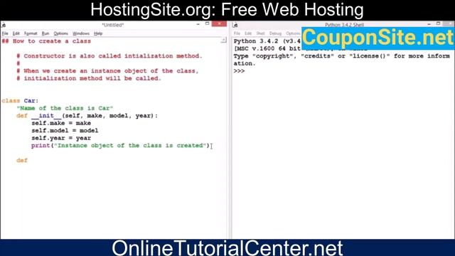 Python Programming Tutorial: How to Create Classes in Python смотреть онлайн