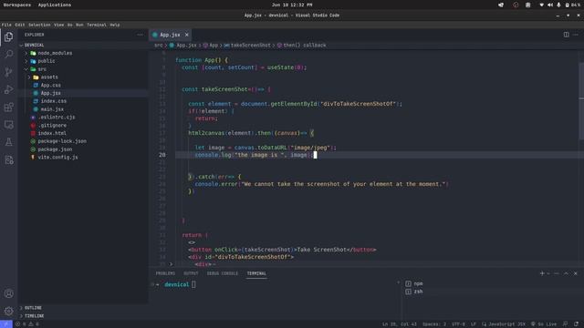 How to Take SCREENSHOT of any HTML element | JavaScript | REACT | A Step-by-Step Guide | 2023 смотреть онлайн