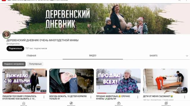 Деньги есть, но Вы донатьте. Мои хотелки - за ваши деньги/ Деревенский дневник очень многодетной смотреть онлайн