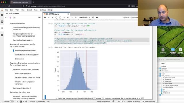 03 STATS (part 3/5) - Hypothesis testing using the permutation test смотреть онлайн