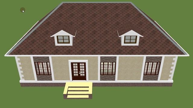 ✅ Проект Одноэтажного Дома из Пенаблока 140-Вариант смотреть онлайн