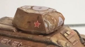 Сборка модели танка т-34 из бумаги  #worldoftanks