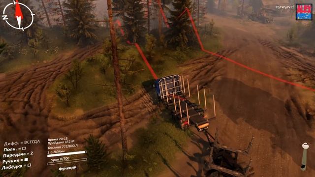 SpinTires - Прохождение карты 