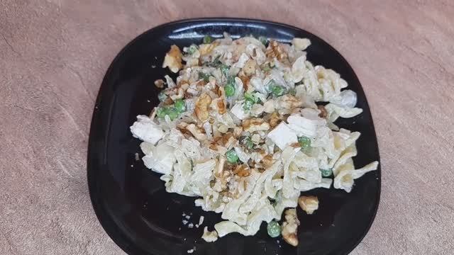 Паста/ Макароны с грецкими орехами смотреть онлайн