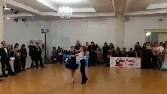 Бальные танцы Фисюк Богдан и Левченко Анастасия пасадобль