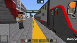 Работаю проводником на поезде а майнкрафт Жительбург-Москва | поезда