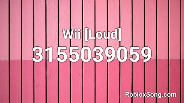 Wii [Loud] Roblox ID - Roblox Music Code смотреть онлайн