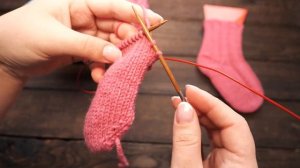 Детские носочки спицами ? Baby Socks knitting pattern