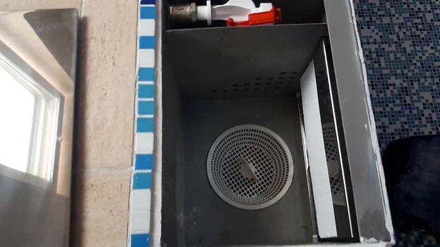 Скиммер - монтаж в бетонную чашу бассейна +7 (926) 224-71-44 смотреть онлайн