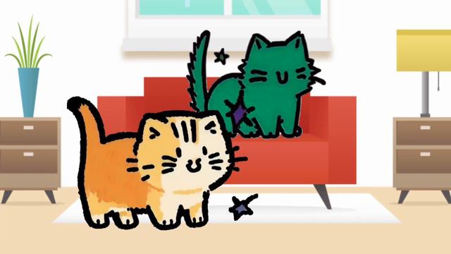 Моя первая Анимация с котами из вселенной бискаса ❤️@wicsur ￼ смотреть онлайн