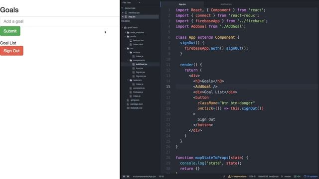 53 - React JS and Redux - Mastering Web Apps - Developing the App Component смотреть онлайн