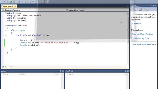 C# tutorial - Variables and Datatypes - Chapter 4 смотреть онлайн