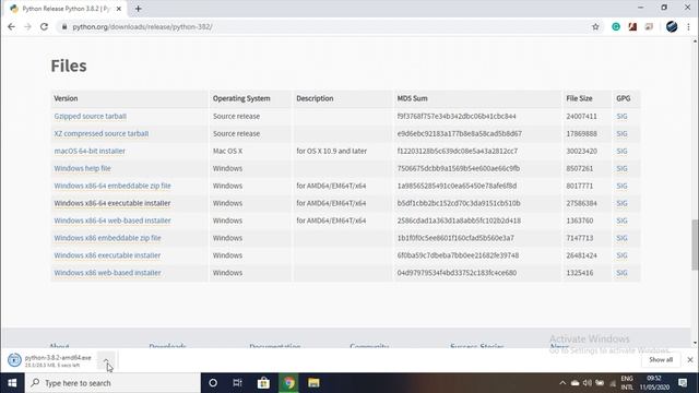 Install Python 3.8.2 on Windows 10 (In Hindi) смотреть онлайн