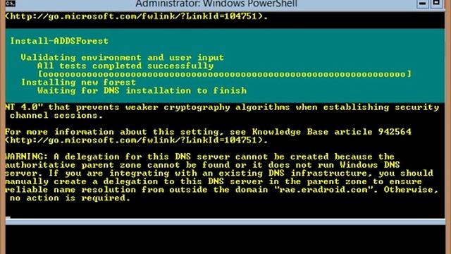 Deploying the first Windows Server 2012 R2 Domain Controller for a new forest via PowerShell смотреть онлайн