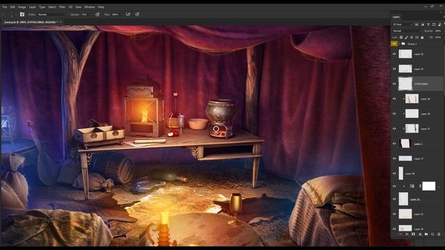Overpainting hidden object game locations. (my method) смотреть онлайн