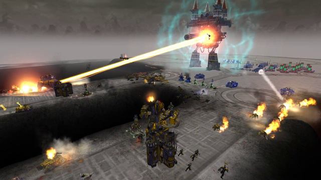 IMPERATOR-CLASS TITAN in action! - Warhammer 40k: Dawn of War: Soulstorm (The Crucible Mod) смотреть онлайн