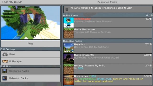 5 SHADERS MCPE MIRIP MCPC..!! BUATAN INDONESIA, SUPPORT RAM 1GB смотреть онлайн