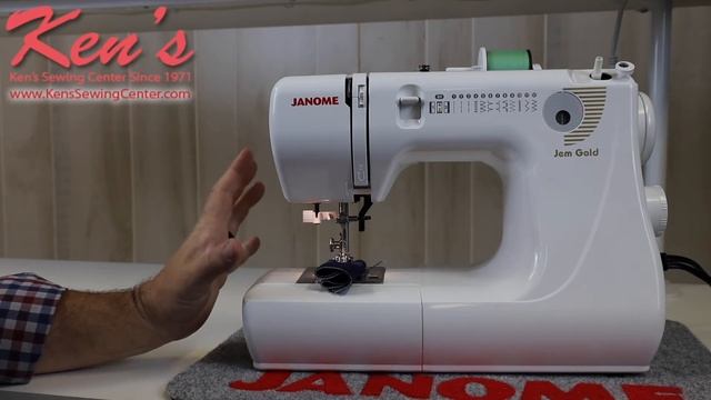Janome Jem Gold 660 Sewing Machine Overview By Ken's Sewing Center in Muscle Shoals, AL смотреть онлайн