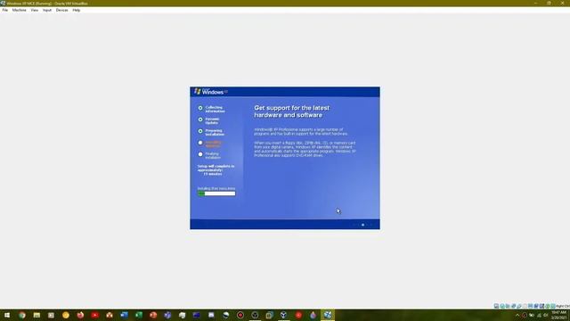 Installing Windows XP MCE 2005 in VirtualBox (Timelapse) смотреть онлайн