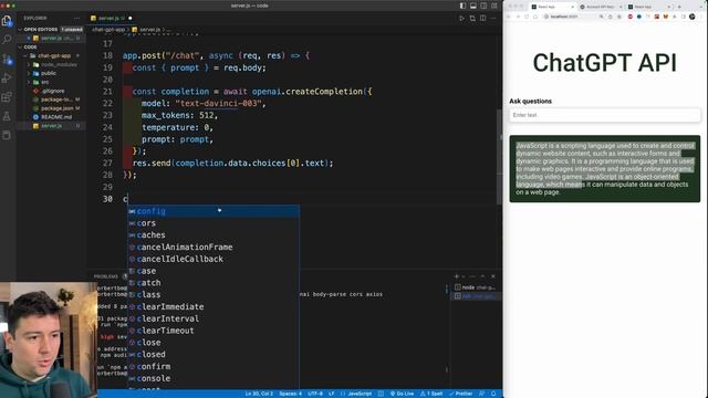 How To Use OpenAI ChatGPT API with React JS смотреть онлайн