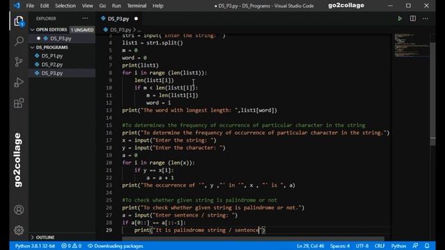 EP 03 | Language Python | Program | Project I go2collage смотреть онлайн