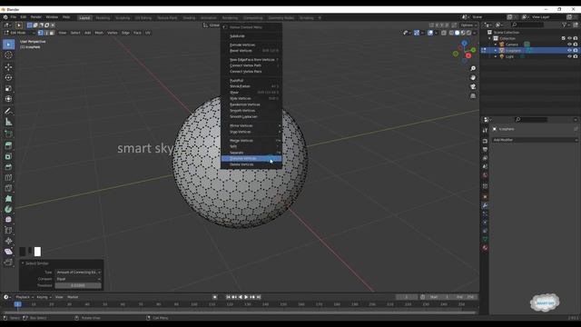 How to model a golf ball in blender || step by step tutorial || smart sky смотреть онлайн