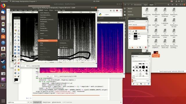 From PNG spectrogram to WAV смотреть онлайн