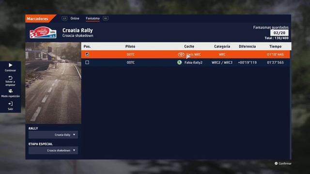 WRC 10 FIA World Rally Championship Croacia shakedown prueba setup1 смотреть онлайн