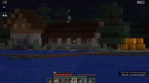 ? Мы провели Ночь в Деревне, но Страшный Грядочник в Майнкрафт