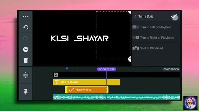 Black screen glow lyrics video editing | node video editing смотреть онлайн