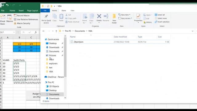 EXCEL to JSON variable file смотреть онлайн