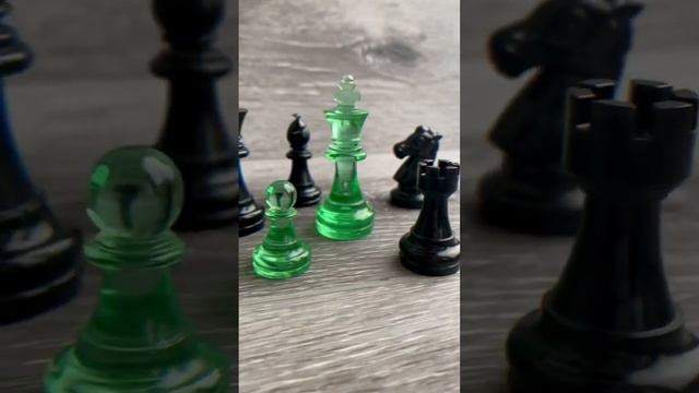 Шахматные фигурки из эпоксидной смолы ♟️ #шахматы #фигурки смотреть онлайн