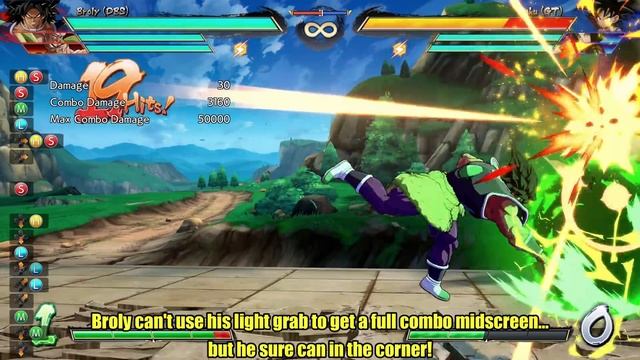 Dragon Ball FighterZ - DBS Broly Combo Guide (Season 3) смотреть онлайн