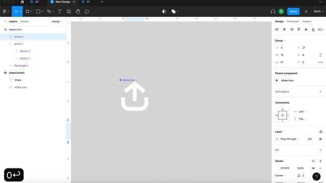 Create an ANIMATED SHARE BUTTON With MICROINTERACTIONS (Figma Tutorial) смотреть онлайн