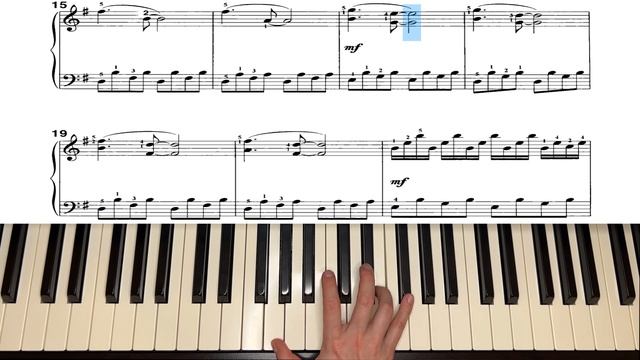 "Амели" ПОДРОБНЫЙ РАЗБОР на фортепиано, пианино по нотам / Amelie - Yann Tiersen tutorial смотреть онлайн