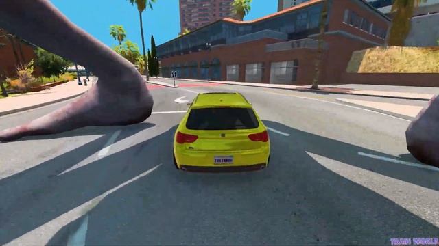 Escape From The Shy Guy (SCP-096) | Cars VS Giant Bulge With Shy Guy | BeamNG Drive смотреть онлайн