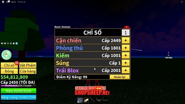 "RANDOM ACC BLOX FRUITS 350K V4 1 GEAR MỚI TRONG SHOPSHEEP.NET" - ROBLOX | Sheep смотреть онлайн