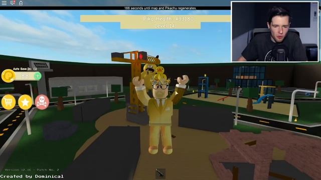 EATEN BY A GIANT ROBLOX PIKACHU!!! смотреть онлайн