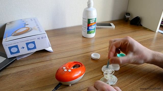 Ультразвуковой стерелизатор мойка для контактных линз CD 2900 смотреть онлайн