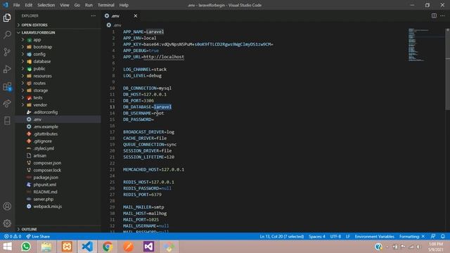 Laravel 8 Crash Course Part 1: How to install laravel 8 & setup file & Database in Laravel 8 смотреть онлайн