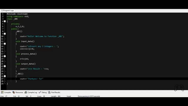 [C++] How to use Destructor in class in C++ смотреть онлайн