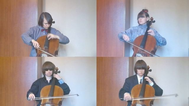 Пьяццолла Либертанго для 4х виолончелей Piazzolla Libertango 4 celli смотреть онлайн