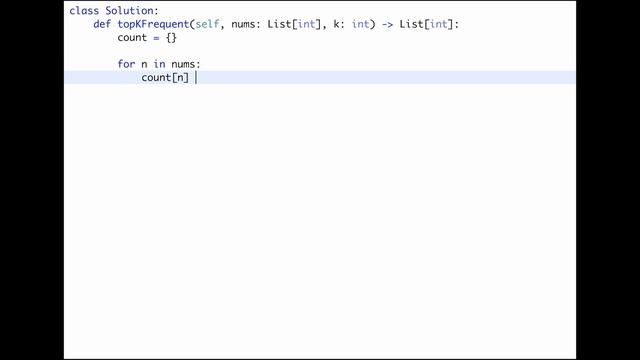 Top K Frequent Elements - LeetCode #347 with python programming смотреть онлайн