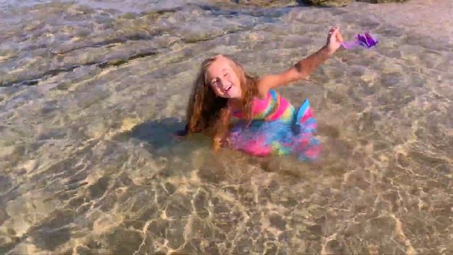 Русалочка на море. Костюм русалочки. Приключение русалочки #русалочка #костюмрусалочки