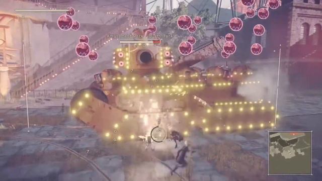 Amusement Park Goliath Tank - Boss Fight #3 - Nier: Automata (BECAME AS GODS Edition) смотреть онлайн