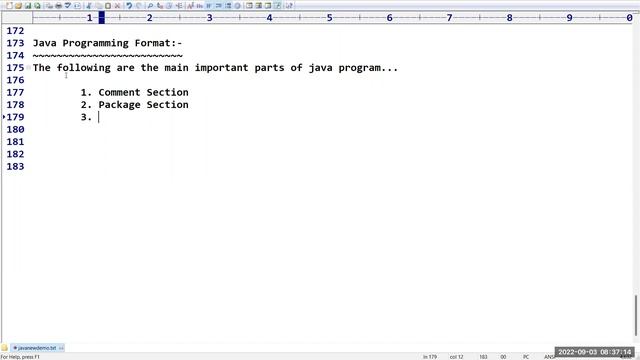 CORE JAVA tutorials || Demo - 2 || by Mr. Prakash Babu On 03-09-2022 @8AM IST смотреть онлайн