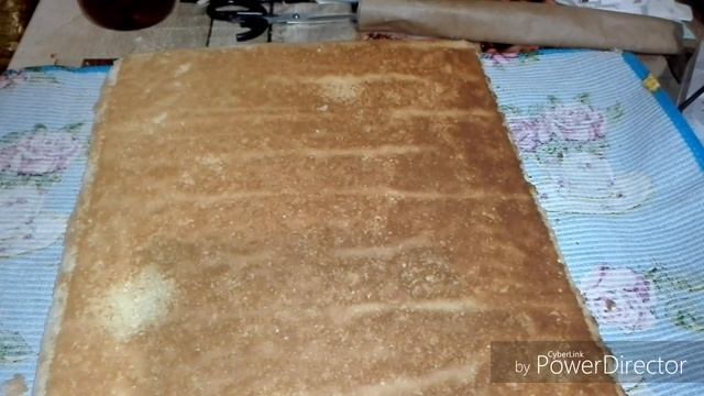#БисквитныйРулет Очень вкусный бисквитный рулет. смотреть онлайн