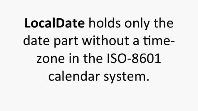Java 8 Date Time смотреть онлайн