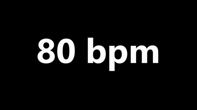 80 bpm tempo ' drum beat ' metronome 4/4 смотреть онлайн
